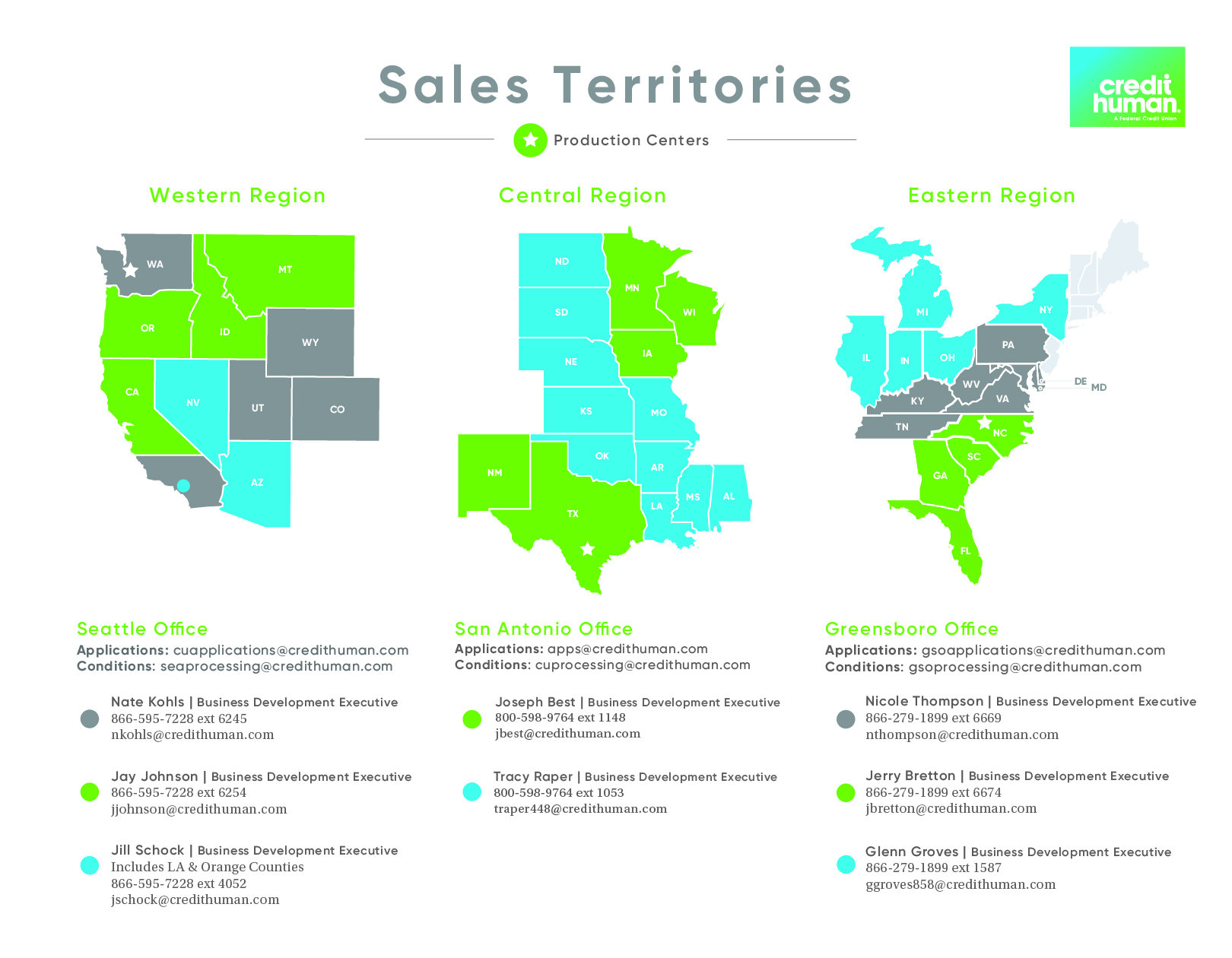 Sales Territory Map